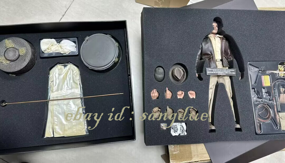 Figura de acción Hottoys 1/6 dx05 Dr. Henry "Indiana" Jones, Jr. en stock (sin mapa)