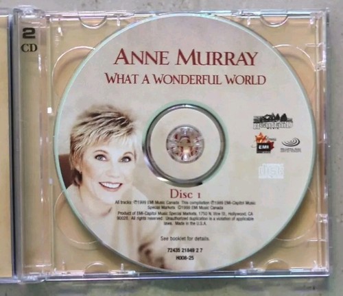 What A Wonderful World - 2 CD Set By Anne Murray - 26 Inspirational Classics - Picture 3 of 8