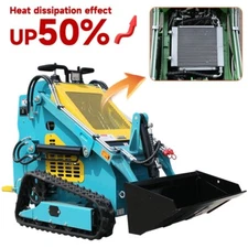2025 Brand New Upgraded Mini Skid Steer Track Loader 13.5HP USA STOCK FREE SHIP