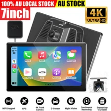 XGODY Dash Cam 4K with Wireless Apple Carplay Car Stereo Wireless Android Auto