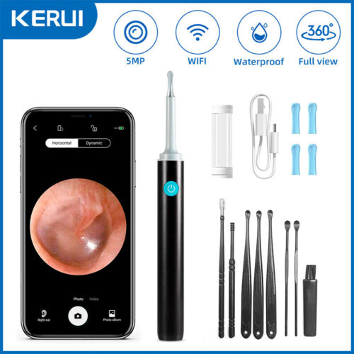 Wireless Ear Wax Remover Camera HD Ear Endoscope Spoon Pick Cleaning Tools Set