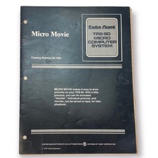 Radio Shack Trs-80 Micro Computer System Micro Movie Manual