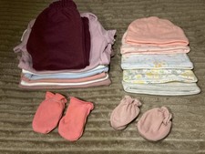 Girls Size 0-3 Months Lot of 14 Solid Color Versatile Staple Baby Clothes  More