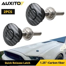 1.25" Universal Latch Quick Bumper Release Fastener Push Button Hood Pin Lock