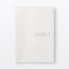 Muji Monthly/weekly Planner Starting March 2026 Size B5 White Color Japan