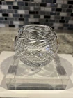 Waterford Ireland Crystal 4" Glandore Small Rose Vintage Bowl Vase