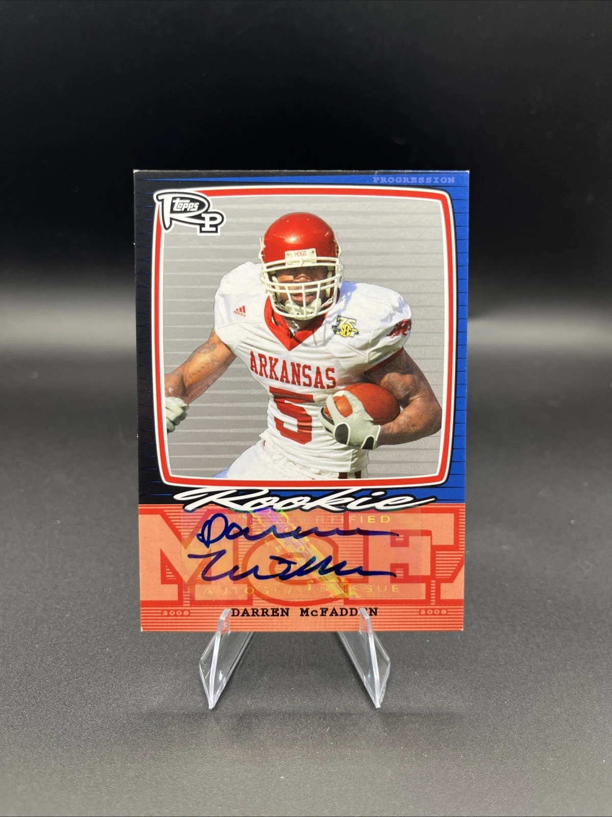 Darren McFadden Topps Rookie Progression Signatures #PSSDM Silver