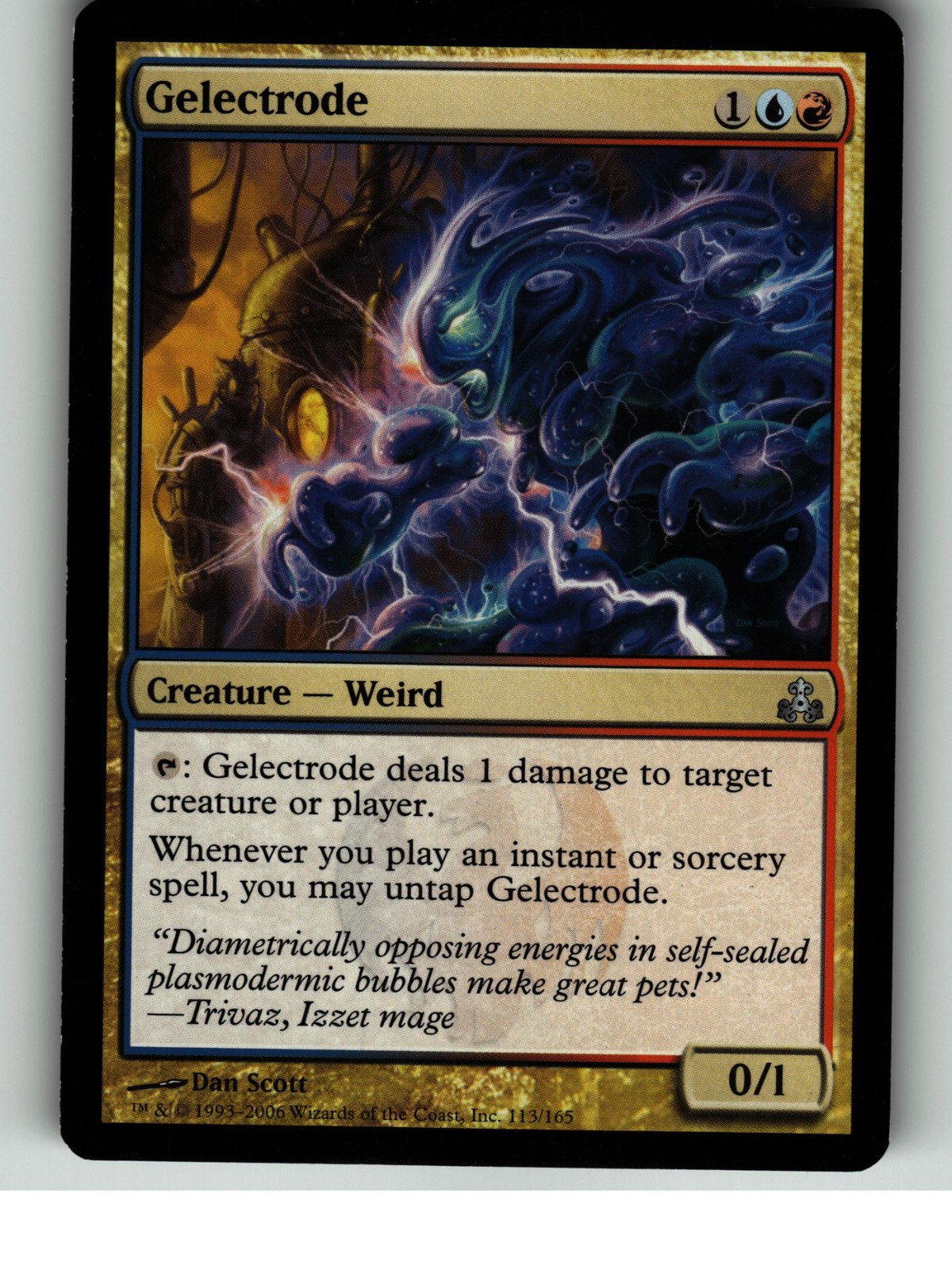 Gelectrode 113 Uncommon Guildpact Magic: The Gathering Lightly Played
