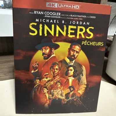 Sinners (4K UHD, 2025) With Slipcover - Michael B Jordan
