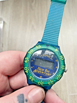 Vintage Camel 1990s Taste The Adventure Digital Watch Not working Advert RARE