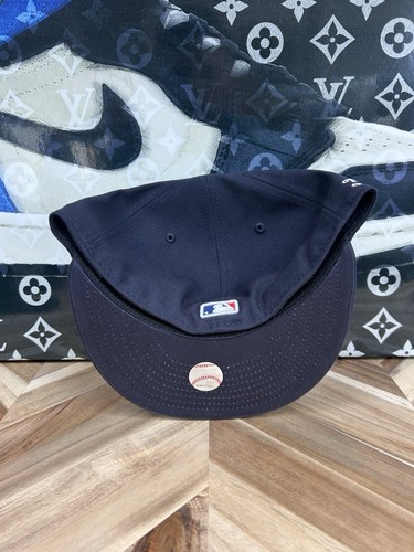 Authentic New Era New York Or Nowhere Yankees Fitted Hat 7 1/2 Blue Sold Out - Picture 3 of 5