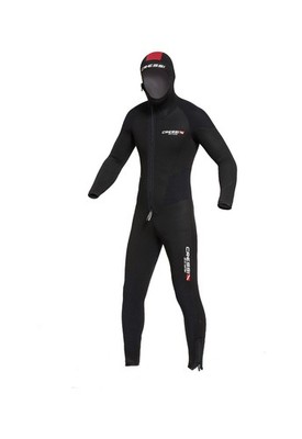 CRESSI Traje de buceo neopreno monopieza con capucha para mujer ENDURANCE 7 MM