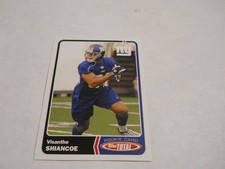 VISANTHE SHIANCOE ROOKIE CARD NEW YORK GIANTS 2003 TOPPS TOTAL. rookie card picture