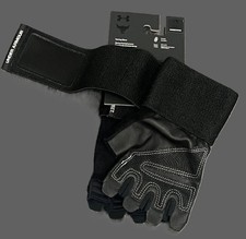 Under Armour Project Rock Weightlifting Training Gloves Black Leather Mens M L