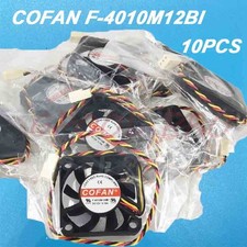 10PCS For COFAN F-4010M12BII Axial Cooling Fan 3Pin 12V 0.16A 40 40 10mm 7.2CFM