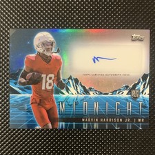 Topps 2024 Midnight Marvin Harrison Jr. Rookie Auto /25 #RHS-MH Cardinals