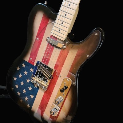 Southwest Acoustics American Flag Telecaster Guitar Hand Assembled USA