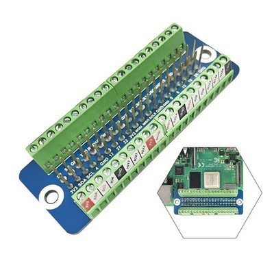 GPIO Erweiterungsklemme mit Pin Beschriftungen für Raspberry Pi 3B 3B Plus 4B