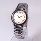 Seiko Dress Watch 1993 Rare Gold Dial Slim Quartz 34mm V701-1K10 from JAPAN