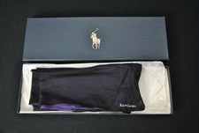 NWT 80s VTG Polo Ralph Lauren Pocket Square Hankerchief 100 Silk Blue Purple