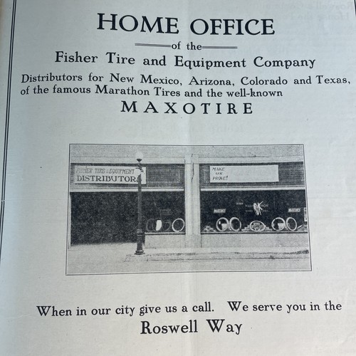 The Roswell Way 1922 | Roswell NM History Chamber Of Commerce Ephemera - Picture 4 of 4