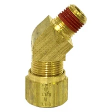 Tectran 137412D D.O.T. Nylon Tubing 45° Elbow Air Brake Fitting