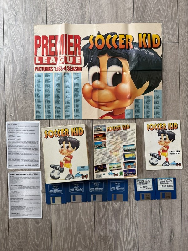 Commodore Amiga - Soccer Kid big box game