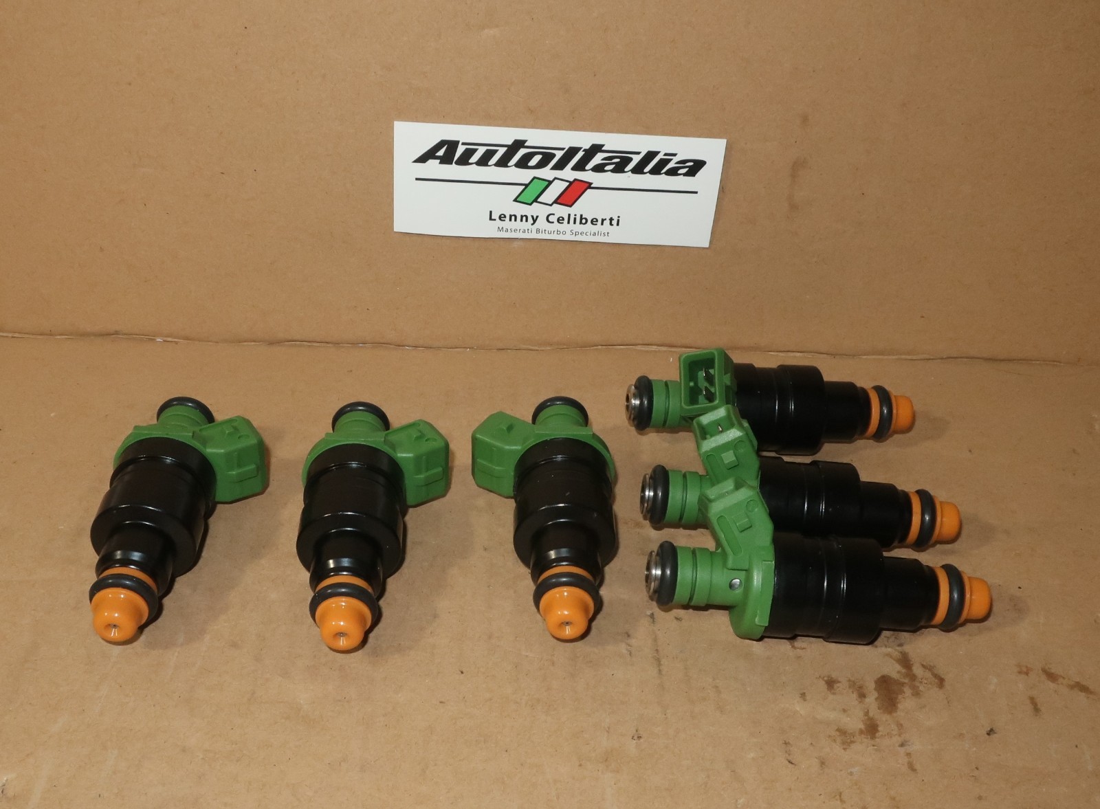 Maserati Biturbo 2001 Fuel injectors Set of 6 P/N 313720121