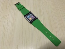 Soft Silicone Watch Band Wrist Strap Skin Cover For iPod Nano 6 6th Gen GREEN