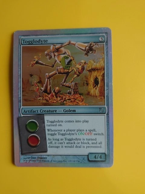 Togglodyte. Unhinged FOIL Artifact golem Magic the Gathering Card. - Image 4 of 4