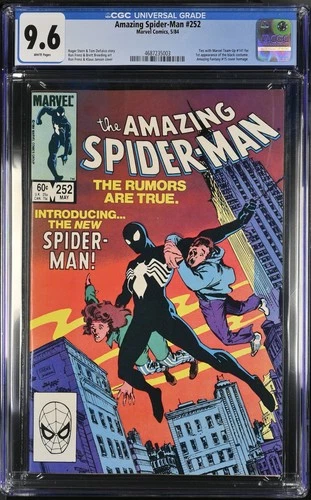Amazing Spider-Man #252 - Marvel Comics 1984 CGC 9.6 Ties with Marvel Team-Up #1