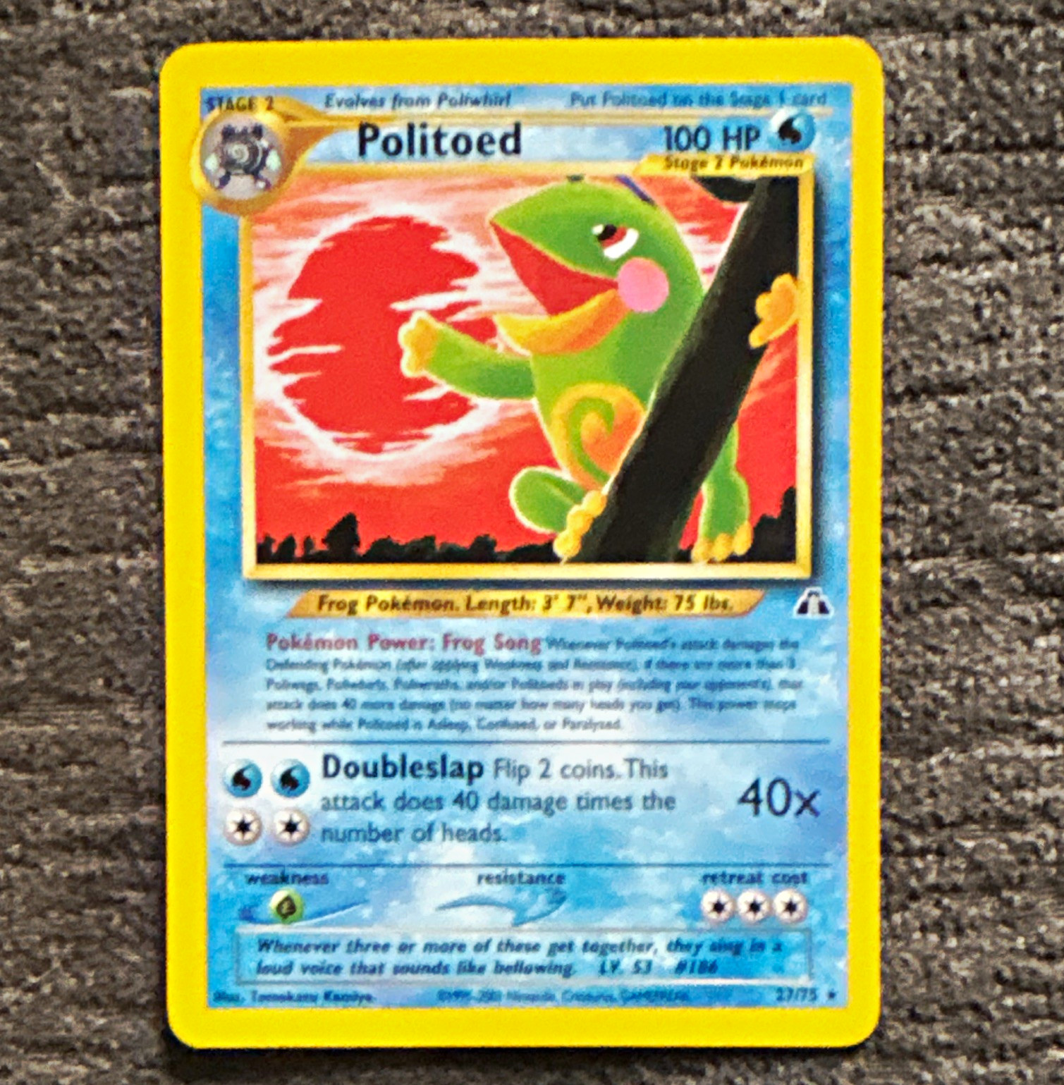 Pokemon Politoed 27/75 eng rare