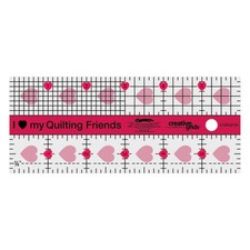 Creative Grids Quilt Ruler 2-1/2in x 6in Rectangle &ndash; CGRQF26 &ndash; Made in White