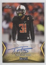 2018 Leaf Draft Auto Gold Tre Flowers #BA-TF2 Auto 13w2