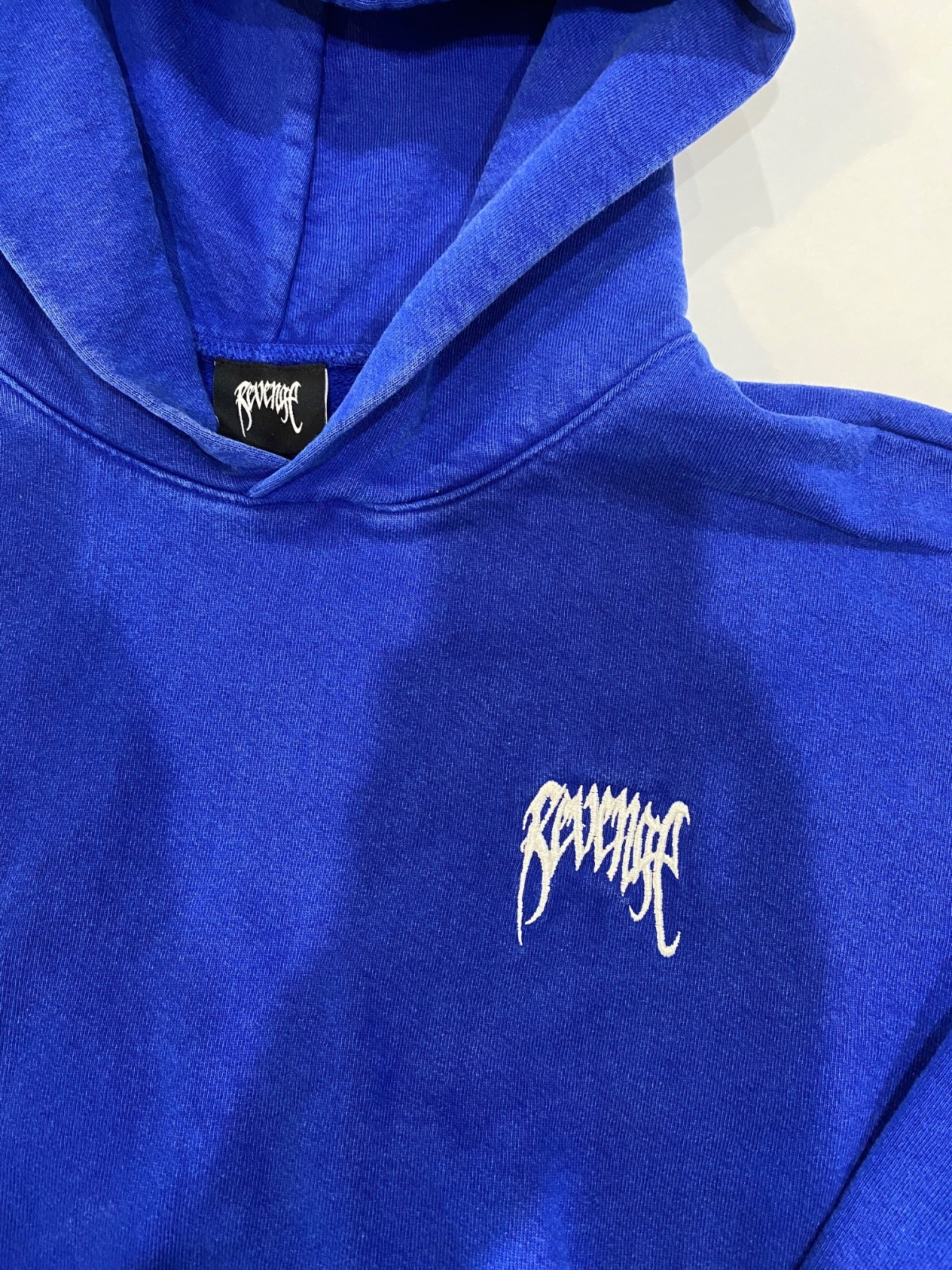 Revenge Basic Embroidered Classic Logo Hoodie Dar… - image 1