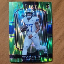 Panini 2025 Select Premier Level Prizm Rookie Jarquez Hunter #119 Rams /699 NFL