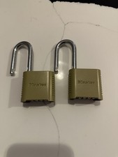 Master Lock Vorhängeschloss Modell 875DLF Zahlenkombination 2 Stück