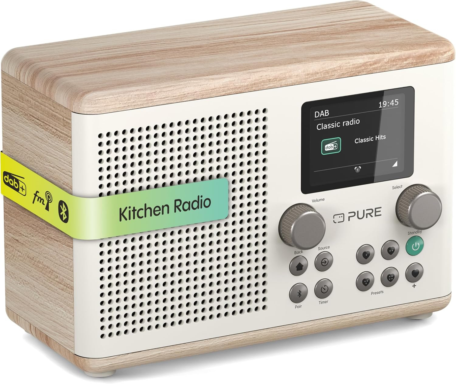 Classic H4 Radio Digitale Cucina: Bluetooth 5.3 e Timer Integrato
