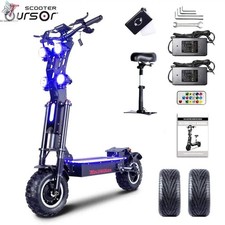 10000W Off-road Electric Scooter Dual Motors 14 Inch Off-Road Tyres 72V-40AH Pan