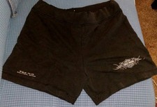 Vtg Harley-Davidson Shorts Y2K Biker Lounge Cotton Faded Chrome Schoch