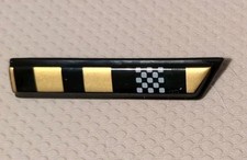 Brosche Rosenthal B. Brenner Studio Line schwarz gold Porzellan