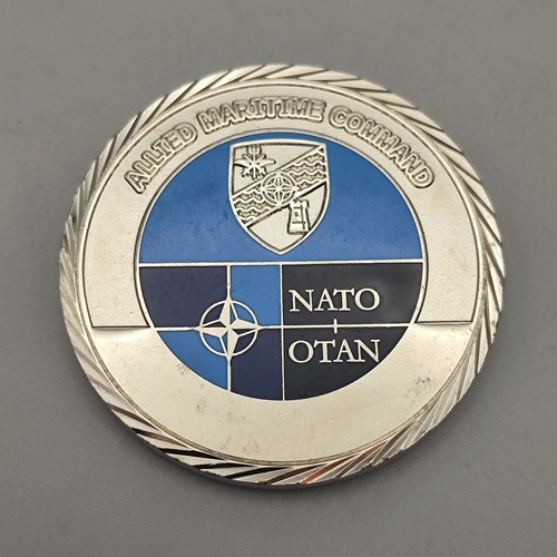 Nato Otan Allied Maritime Command Challenge Coin