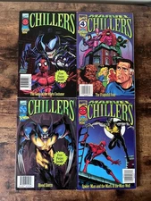 LOT-4 MARVEL CHILLERS TPB Blood Storm, Frightful Four, Saga of the Alien Costume