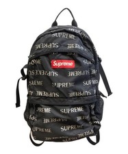 SUPREME 3M Reflective Repeat Backpack black