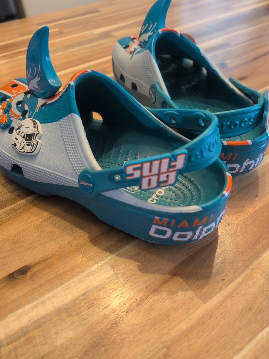 Crocs NFL x Crocs Classic Clog Miami Dolphins Men Size 9 | eBay display picture 1