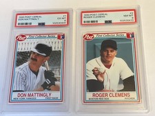 30 PSA Graded 1990 Post Cereal Baseball Cards, Complete Set, 6 PSA 9, 8 PSA 8