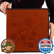 Totocan Photo Album Self Adhesive Pages, Huge Magnetic Self-Stick Picture Album