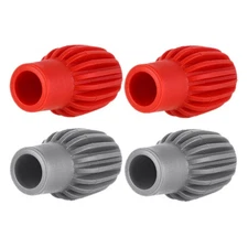  4pcs Drum Practice Pad: Drum Mute Tips Silicone Drumstick Silent Practice Tips