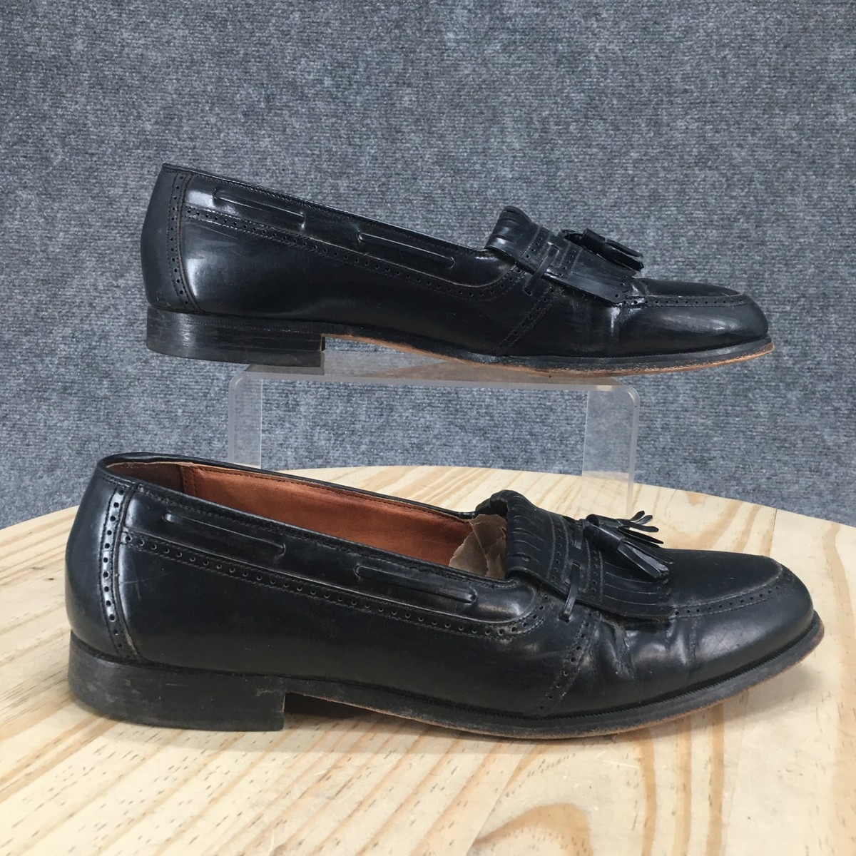 Johnston & Murphy Dress Shoes Mens 11.5 Narrow Tassel  display picture 3