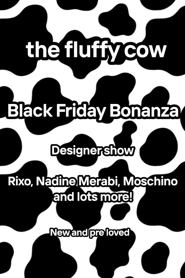 BLACK FRIDAY 🐮🖤  The Designer Show | The Fluffy Cow Live Show 🐮🖤